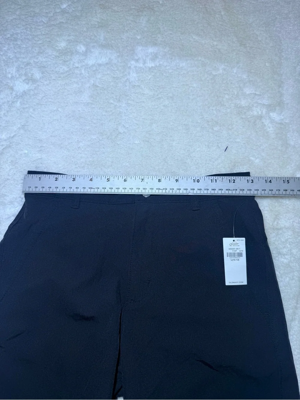 Old Navy Go-Dry Shorts Boys 14 Blue Stretch Performance Active Athletic Tech